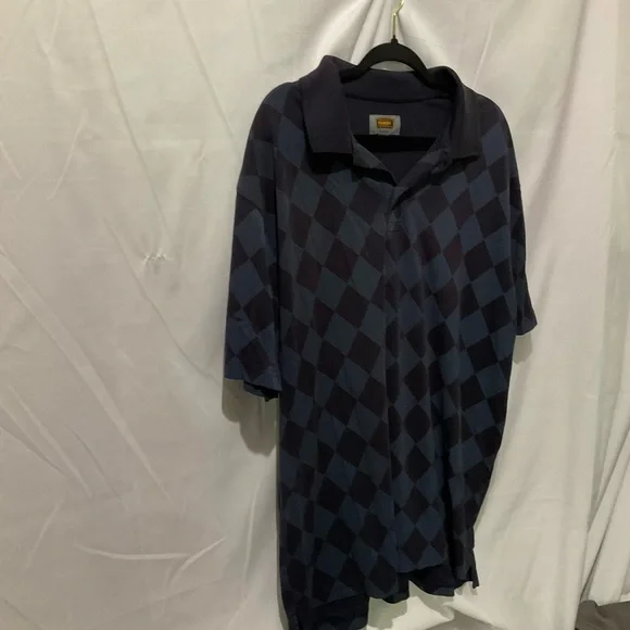 Foundry Supply Co Mens Big & Tall Quick Dry Polo Short Sleeve Size 2XL Navy - Picture 3 of 10